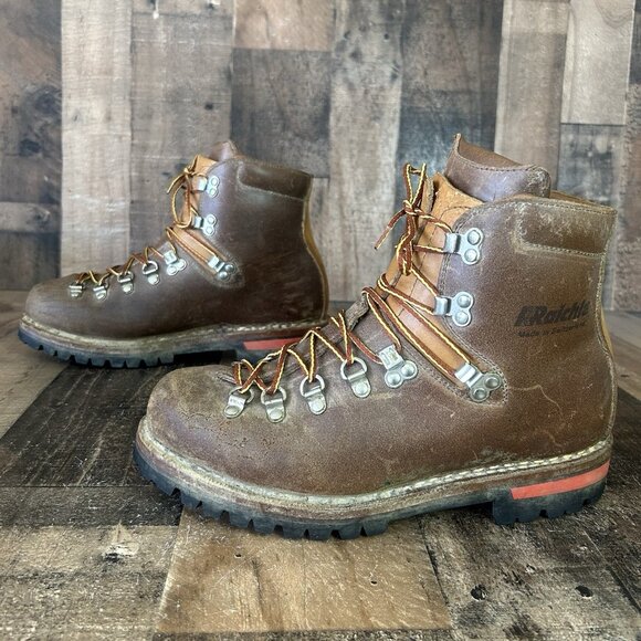 Raichle Vintage Hiking Mountaineering Boots Mens 8.5 M - Picture 11 of 12